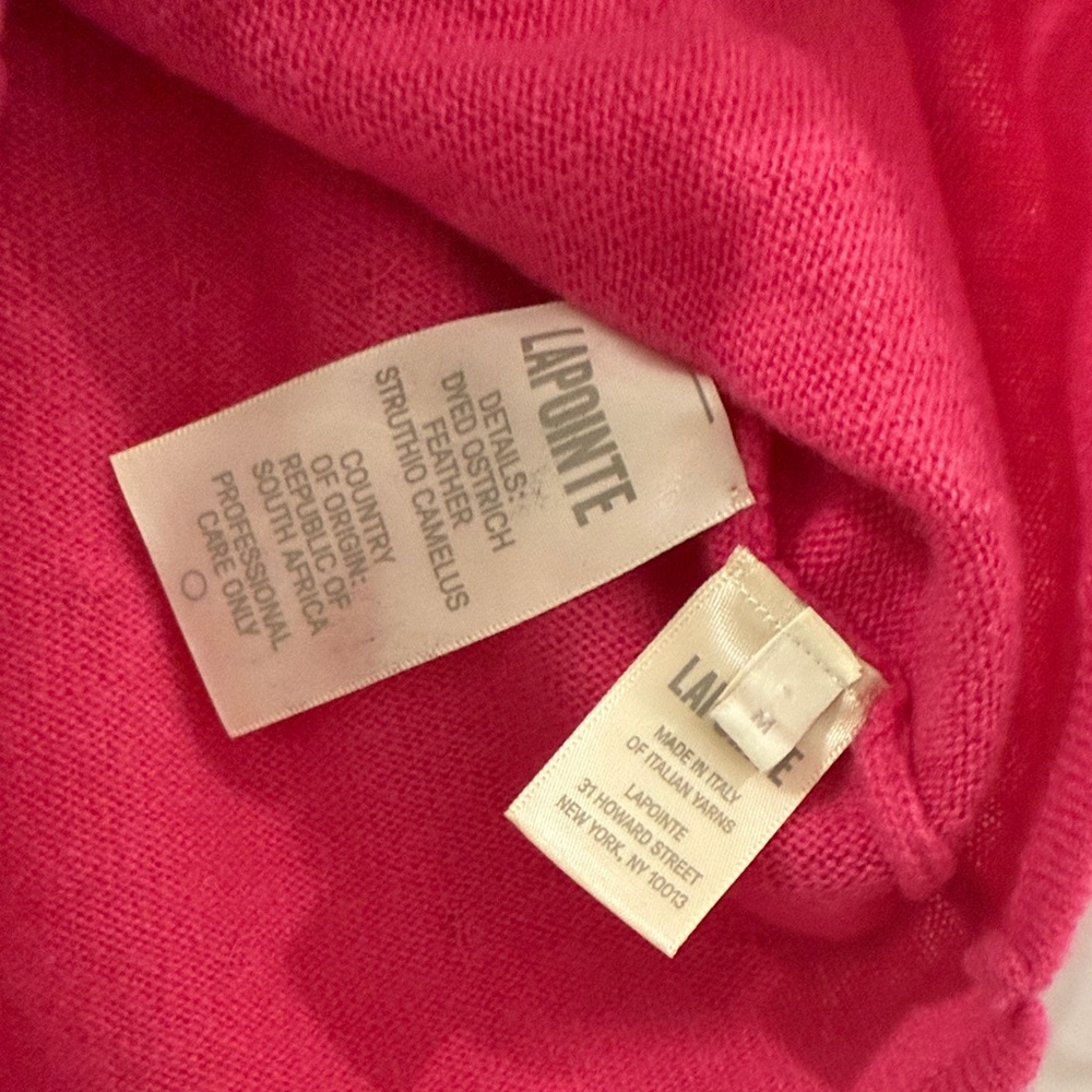 Vibrant Pink Feathered Tank Top - Picture 8 of 8